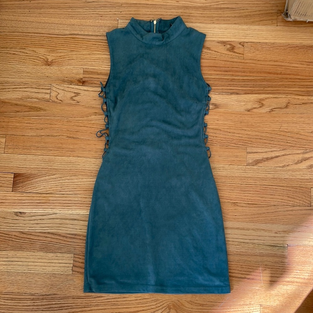 windsor suede mini dress